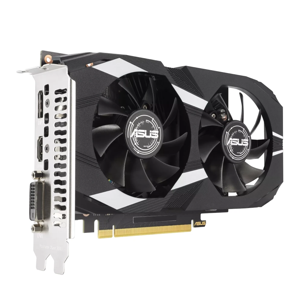 Asus Nvidia Graphic Card RTX3050 6GB DDR6 Dual Fan view 5
